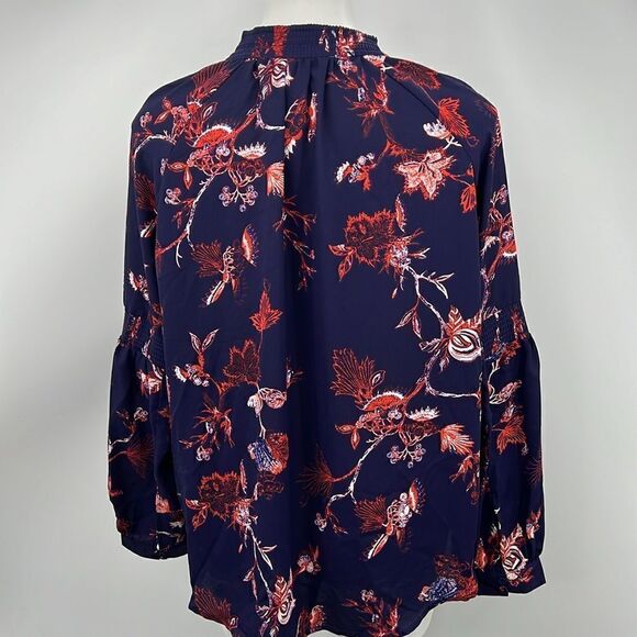 41 Hawthorn long sleeve XL floral blouse oversized - Picture 3 of 6